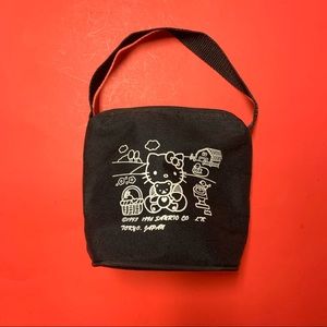 EUC Vintage Black Sanrio Hello Kitty Mini bag
